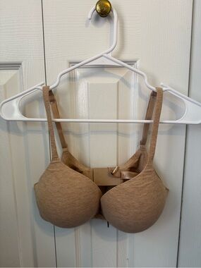 Skims Everyday cotton ultimate bra clay heather 34 c